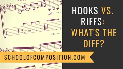 Whats a riff in music? And how does it differ from a hook?